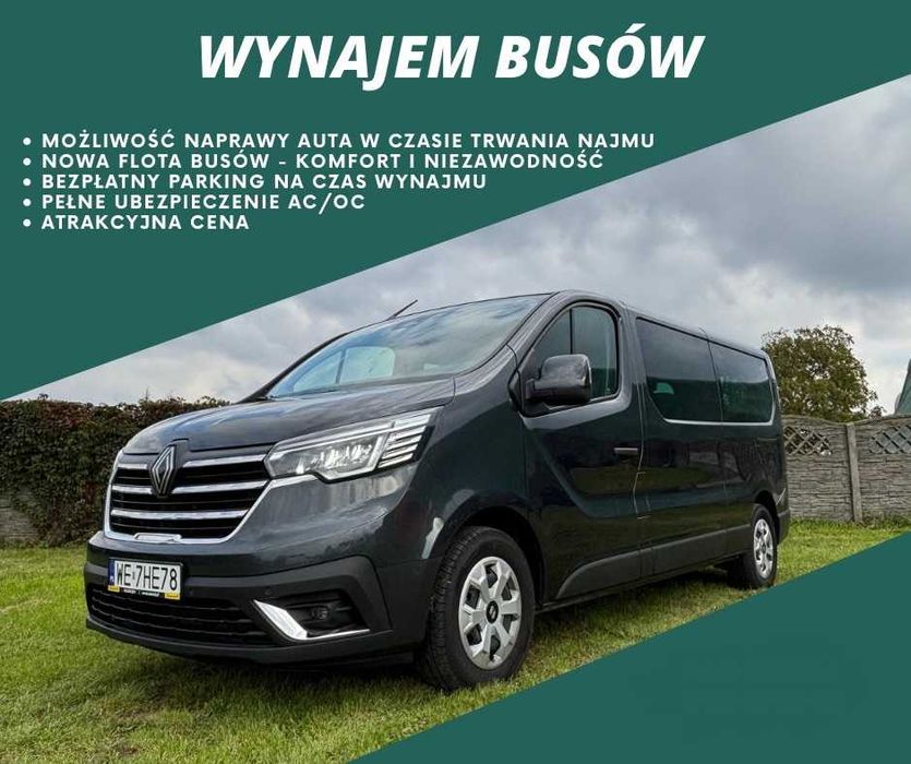 Wynajem busów 9-osobowych