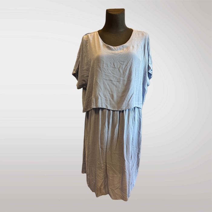 Sukienka Wiskoza 100% z Podszewką Szary