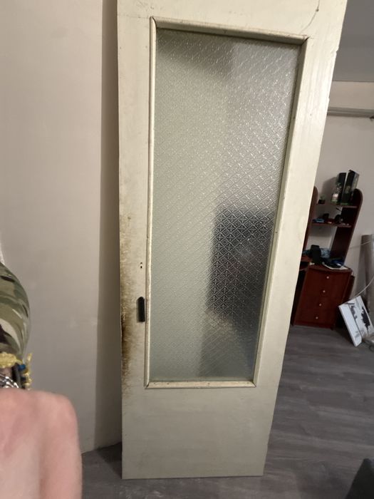 Вхідні та Міжкімнатні двері, б/у узорне скло