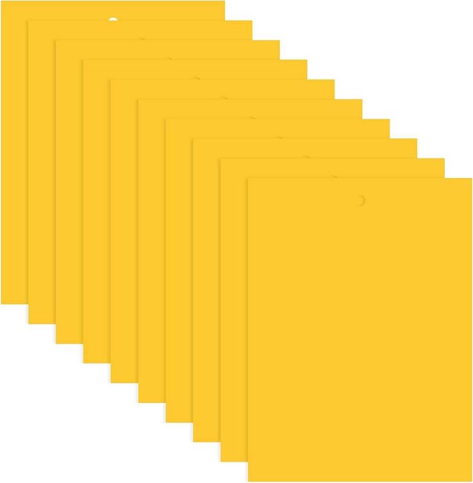 20x Mocne żółte lepy do doniczek ziemiórki na mszyce 10x15cm