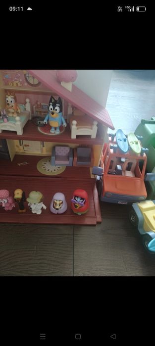 Duży zestaw Bluey