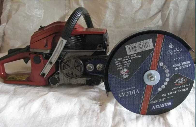 Насадка болгарка бензоріз на бензопилу  круг 230 мм