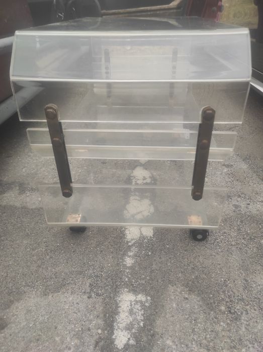 Mesa de centro/apoio de TV,VINTAGE,em ACRÍLICO
