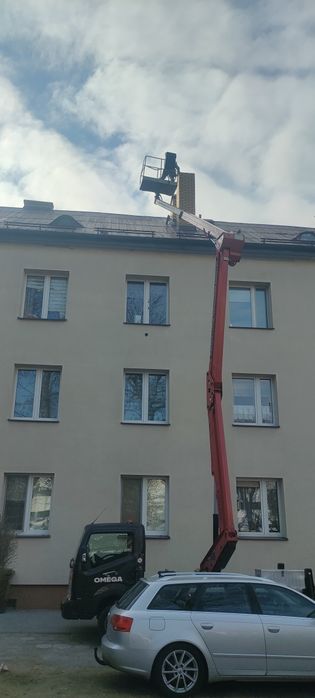 Podnośnik koszowy, usługi zwyżką