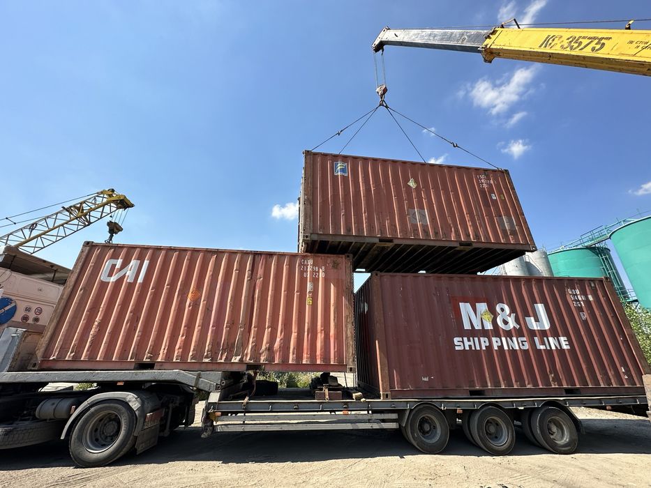 Морський контейнер 20 футів / 40 футів / Вінниця / Справжні Фото