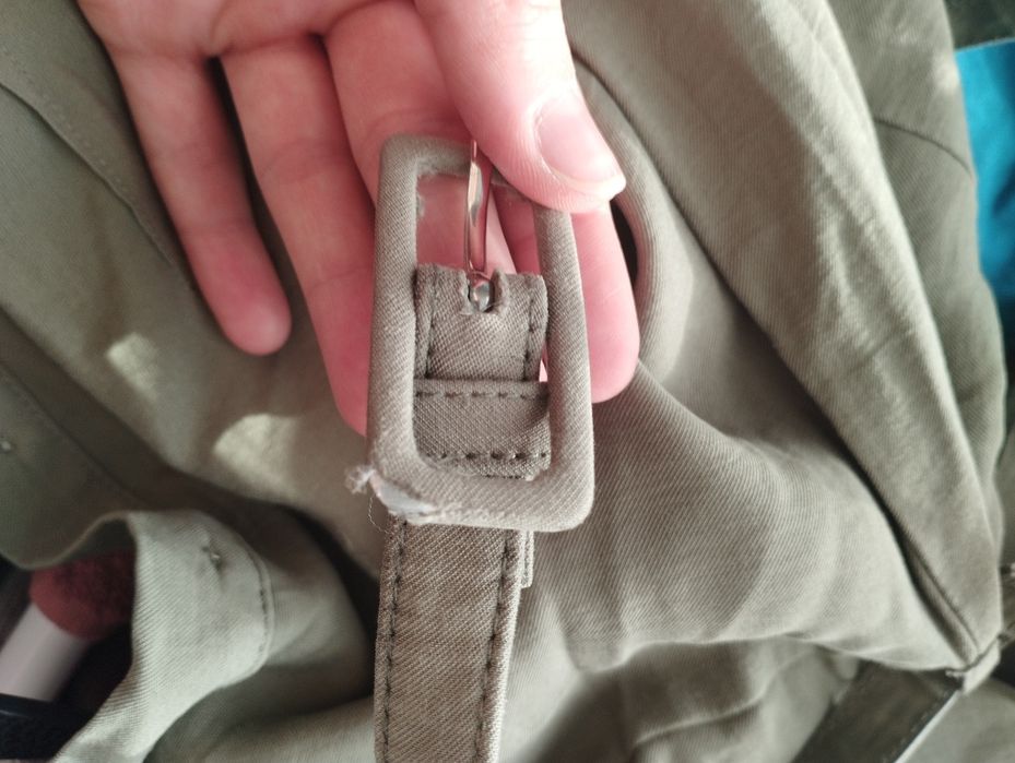 Sukienka midi khaki ciemno zielona 34 XS Reserved wiskoza