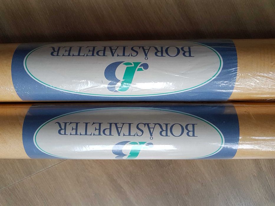 Nowa Tapeta Boras Tapeter Tapeta Szwedzka kolor żółty 2xrolka 10x0,53m