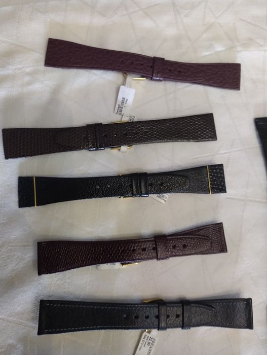 Braceletes de couro genuino de marca Hirsch