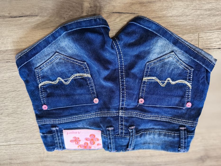 Spodenki jeansowe 128