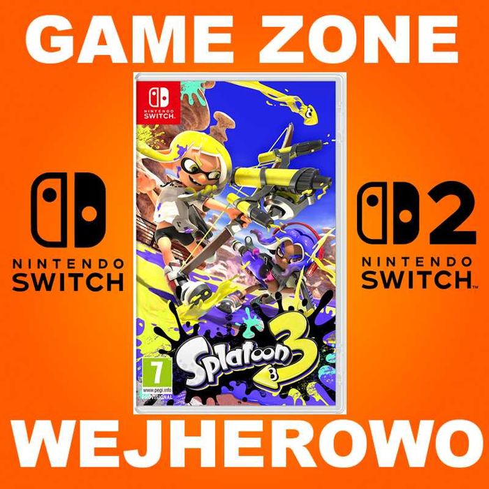 Splatoon 3 Nintendo SWITCH + Oled + Oled + SWITCH 2 = Wejherowo