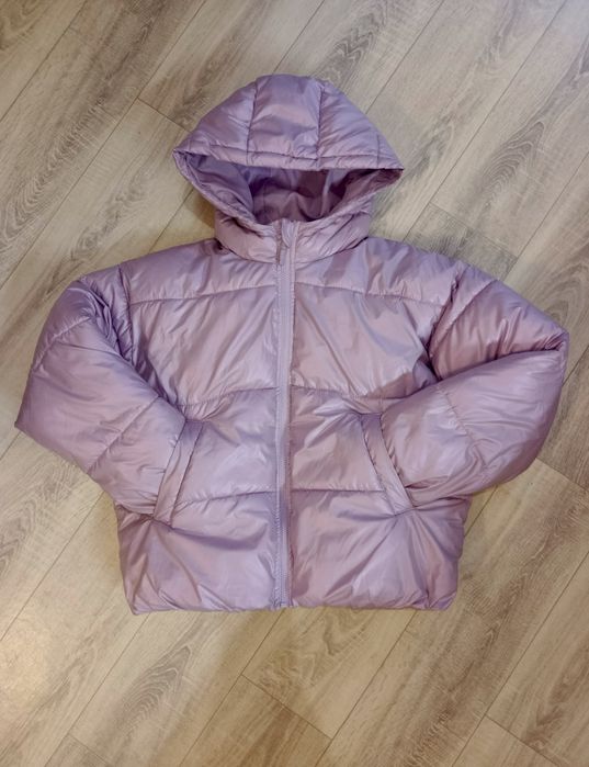 Kurtka puffer z kapturem