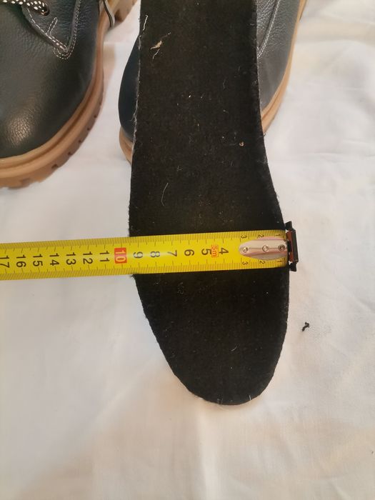 Ботинки кожаные овчина