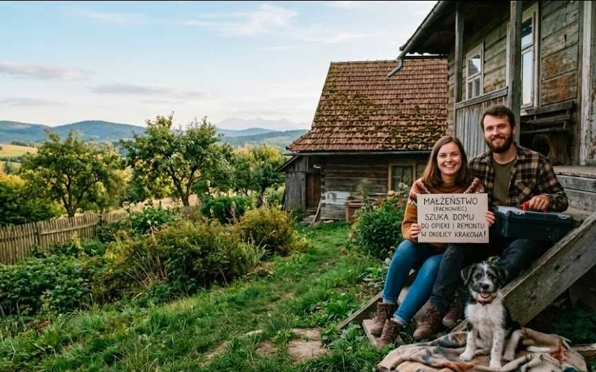 Polsko-czeskie małżeństwo (fachowiec) szuka domu do opieki i remontu