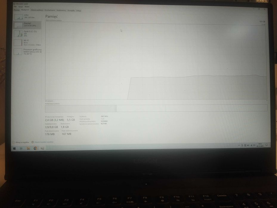 RAM SO-DIMM Samsung 8GB DDR4 2666 MHz – praktycznie nowy