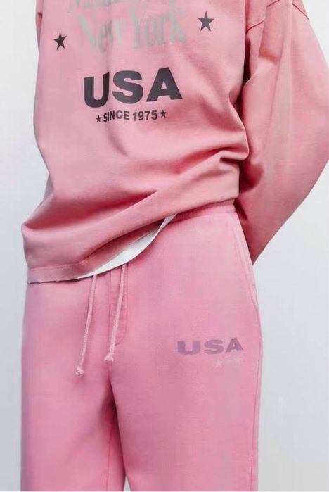 Костюм   жіночий,  брендовий, рожевий zara