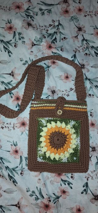 Bolsa  square, croche