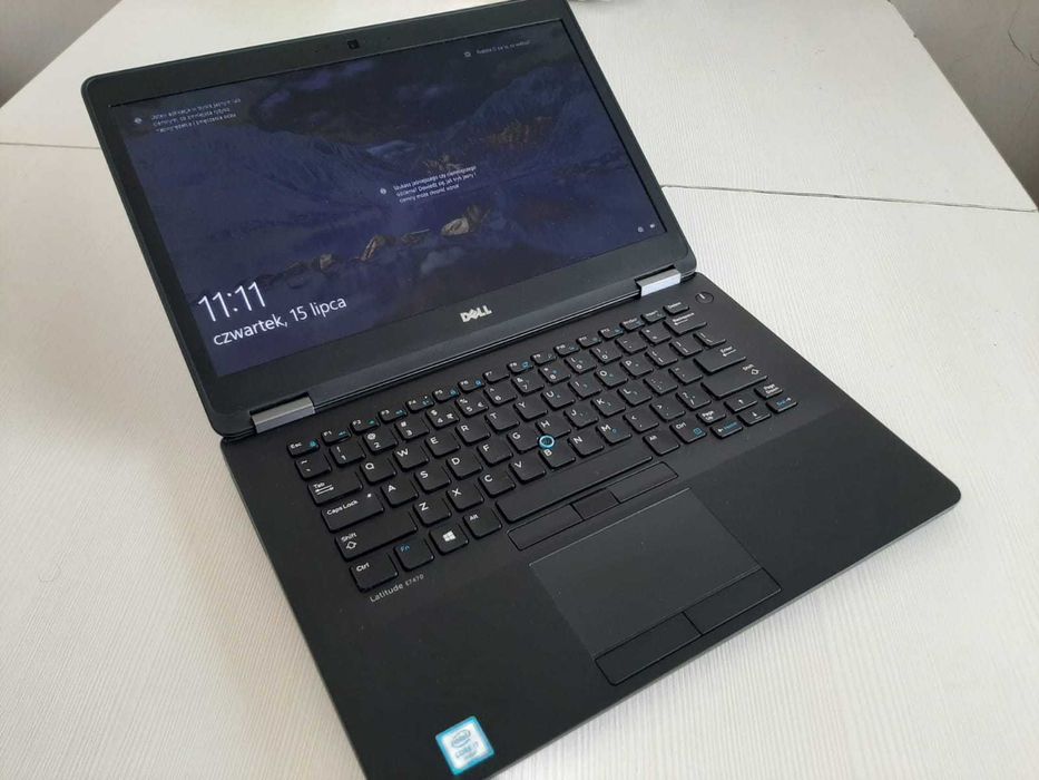Laptop Dell Latitude E7470 i5 8GB 240GB Win10 Stan BDB Gwarancja Rozruchowa