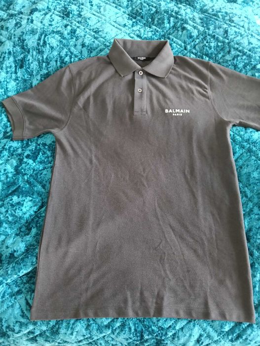 Polo Balmain cinzento
