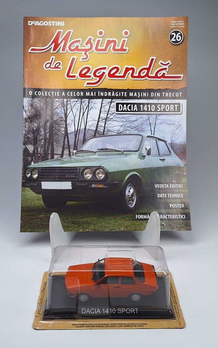 De Agostini - DACIA 1410 SPORT, skala 1:43 + gazetka