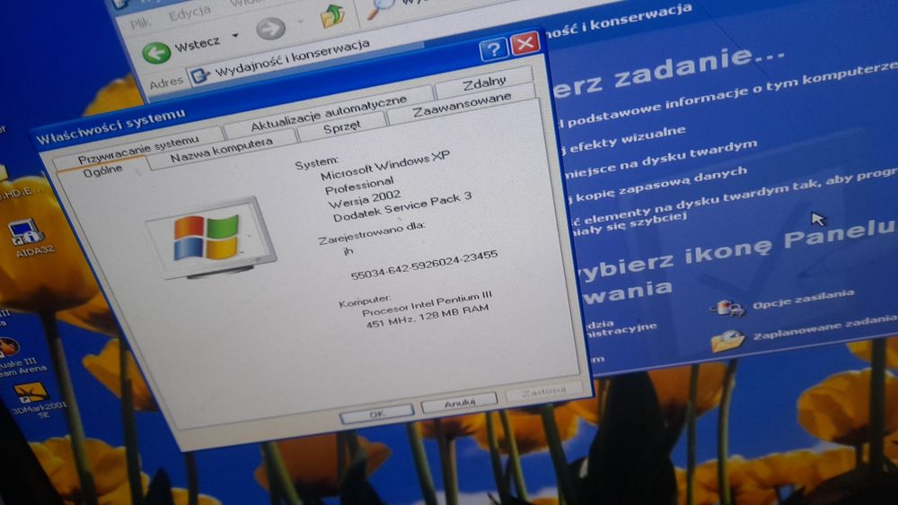 Płyta pentium 3 450 MHz 128mb retro