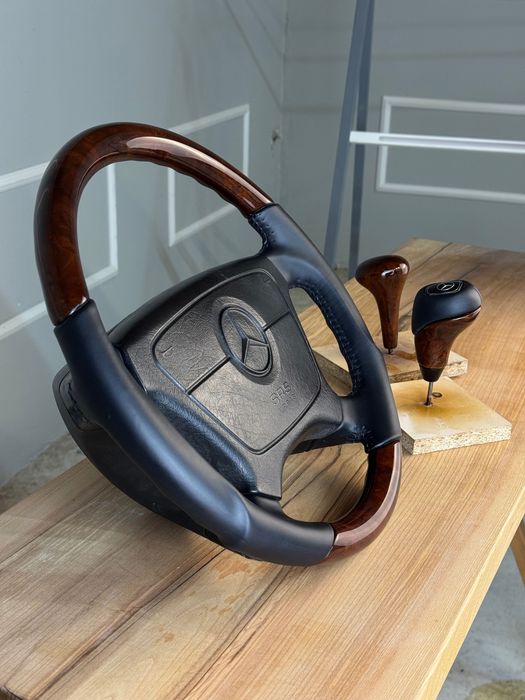 виготовлення деревʼяних вставок на будь яке кермо. мерседес w124 w140 w126 w123 w201 w210