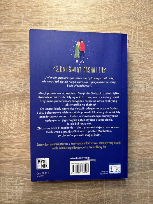 Książka 12 dni świat Dasha i Lily