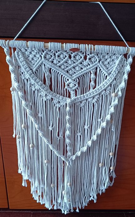 Várias peças em macramé