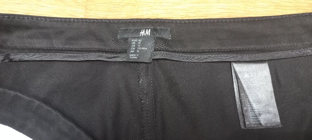 Spodnie damskie cygaretki H&M L/XL