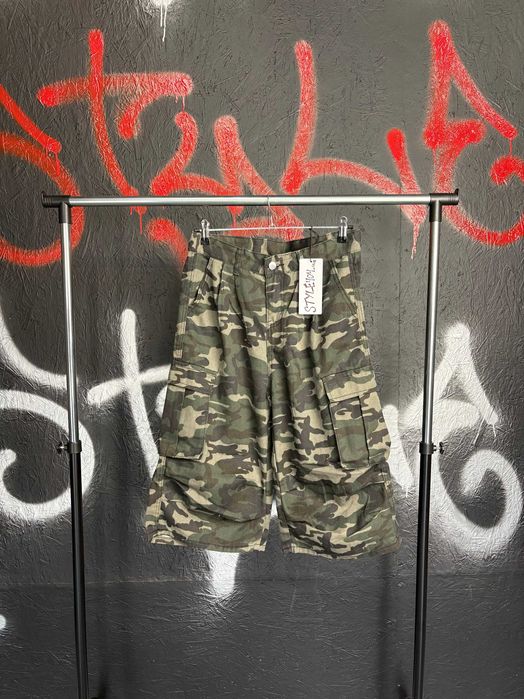 Шорты длинные оверсайз Balenciaga type тайп баленсиага opium archive