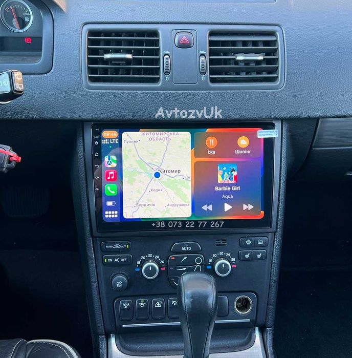 Магнітола XC90 Volvo XC60 XC70 S60 V60 Вольво хс90 CarPlay Андроїд 16