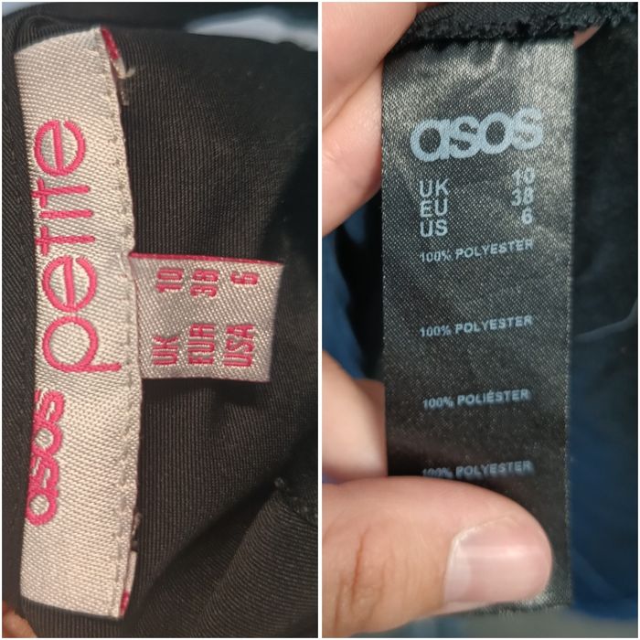 Czarna sukienka Asos