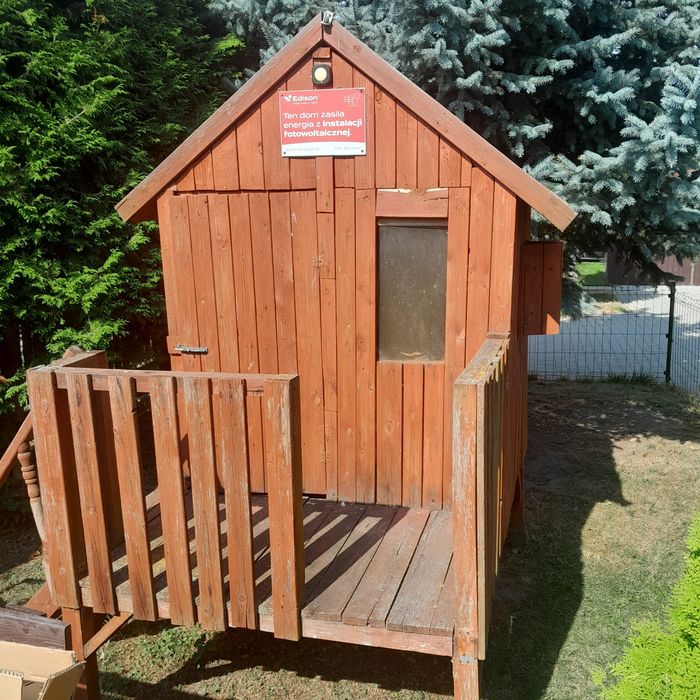 Domek drewniany dla dziecka