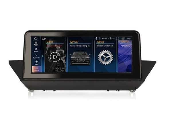 CarPlay Android Auto Radio DAB+ Opcja Bluetooth Yanosik YouTube Android Google Maps GPS Nawigacja WiFi 4G USB MP4 DSP BMW X1 E84 CIC