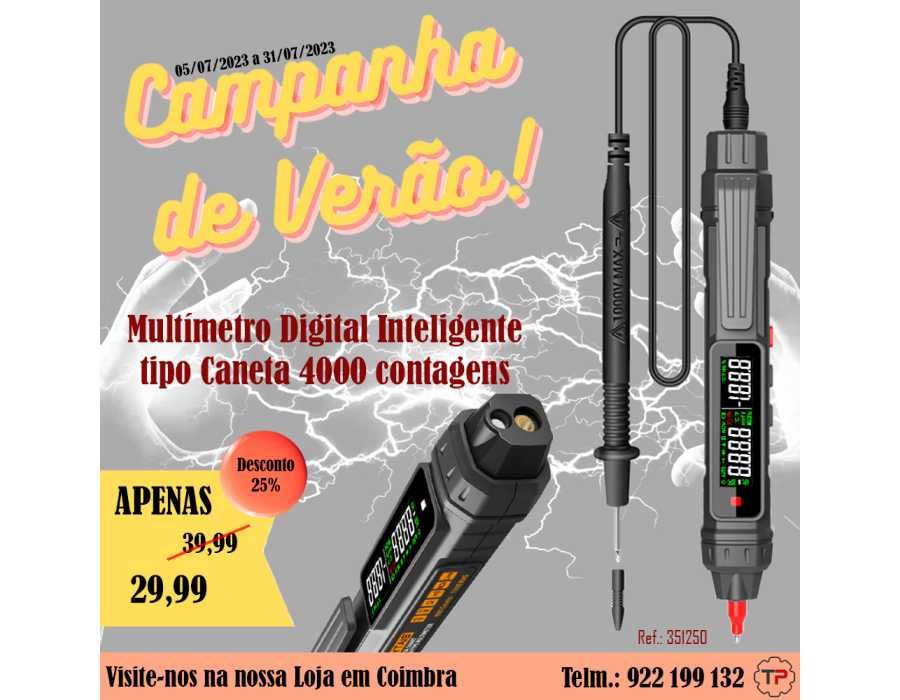 Promoção de Voltímetros/ Multímetros
