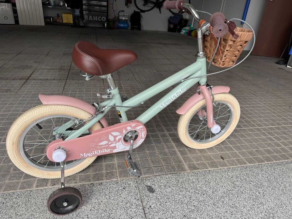 Bicicleta Menina com Cesto Roda 14"
