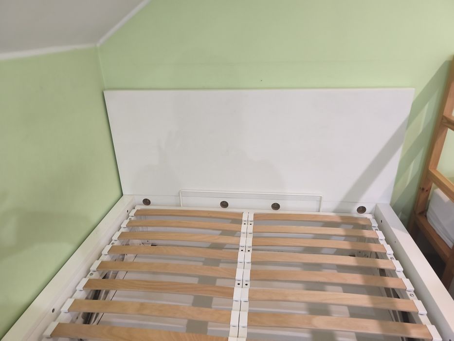 Duże łóżko Ikea,model MALM