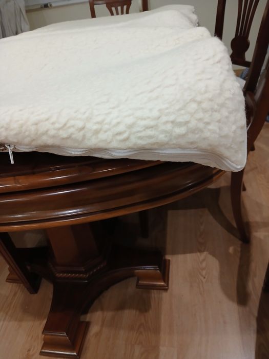 Colchao com cobertura pele de borrego