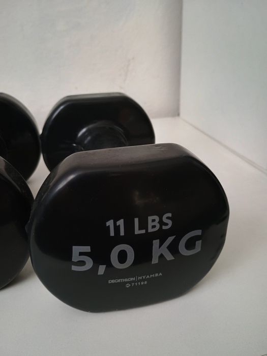 Hantelki 2x5kg. Hantle