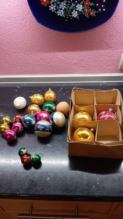 Bombki choinkowe z PRL-u