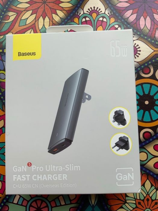 Зарядний пристрій Baseus Gan5 Pro Can5 Pro Ultra Slim Fast Charger 65w