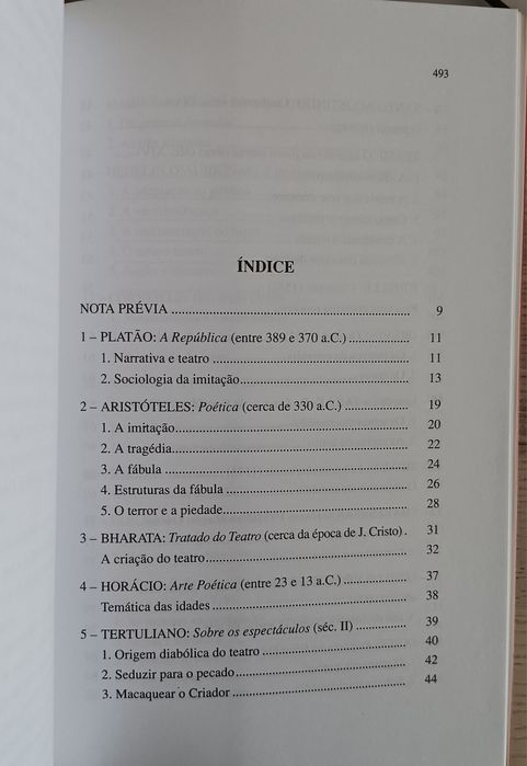 Estética Teatral, Vários Autores
