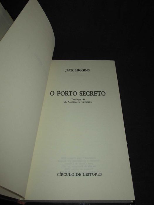 Livro O Porto Secreto Jack Higgins Círculo de Leitores