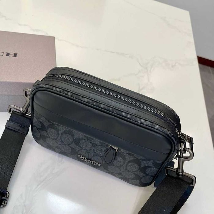 ОРИГИНАЛЬНАЯ Мужская сумка-мессенджер Coach crossbody | Чоловіча сумка