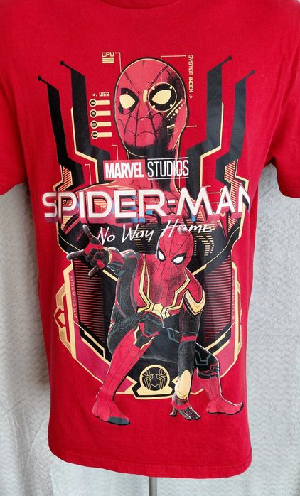 SpiderMan Marvel piękna męska koszulka
