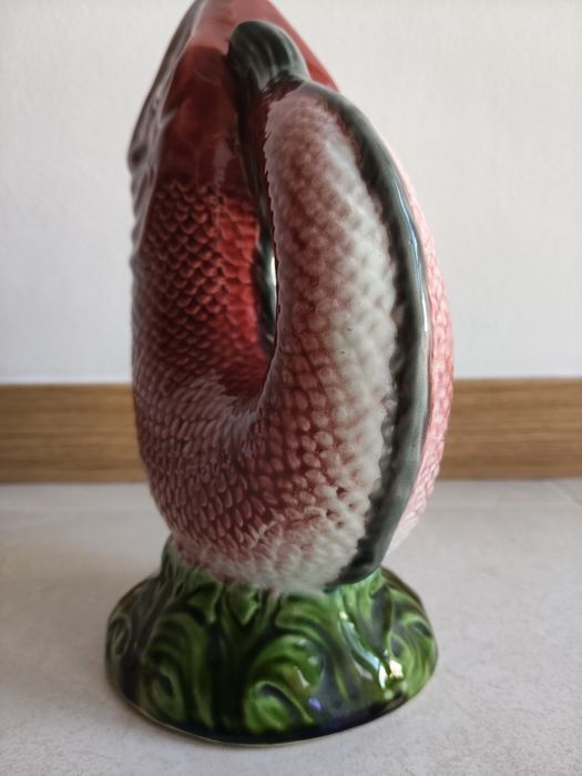 Jarro Peixe faiança Caldas da Rainha