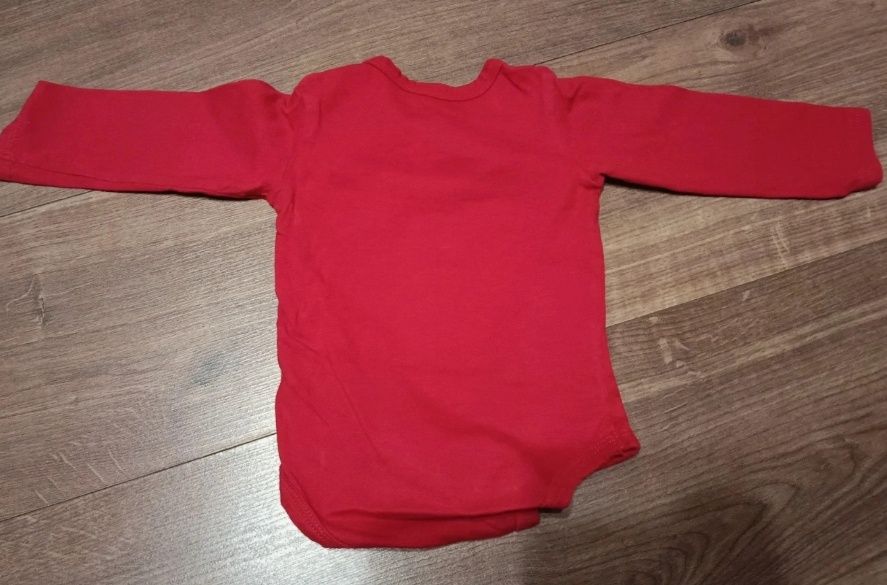 Body z długim rękawem zimowy wzór rozmiar 68