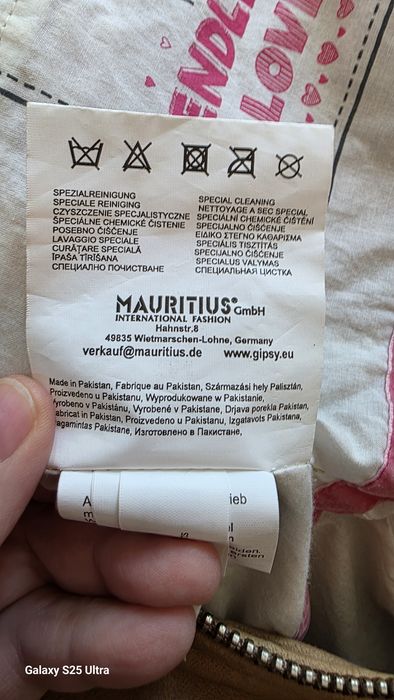 Gipsy Mauritius skórzana kurtka damska L
