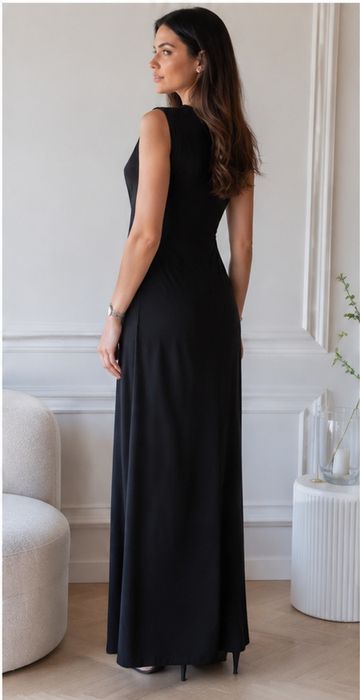 Czarna elegancka sukienka MilaLu