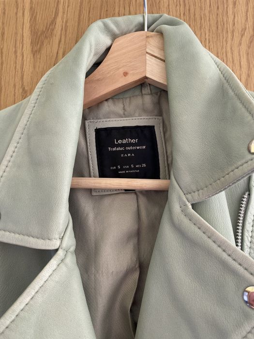 Skorzana kurtka, zara, s