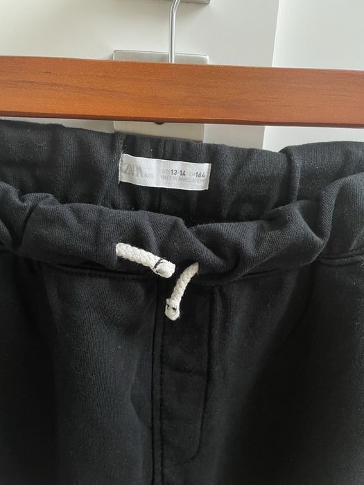 spodnie dresowe dresy czarne zara r. 13-14 lat 164cm